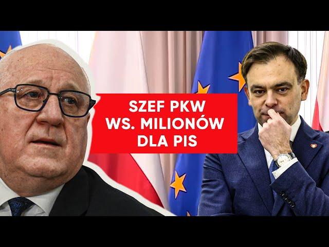 Miliony dla PiS. Szef PKW: Źle, gdy organy państwowe nie przestrzegają konstytucji