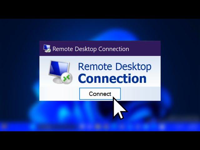 Windows 11 Remote Desktop Connection (RDP) | 2024