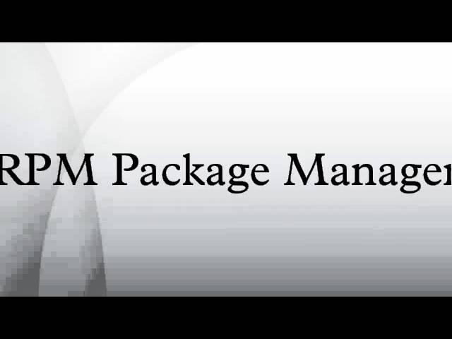 RPM Package Manager