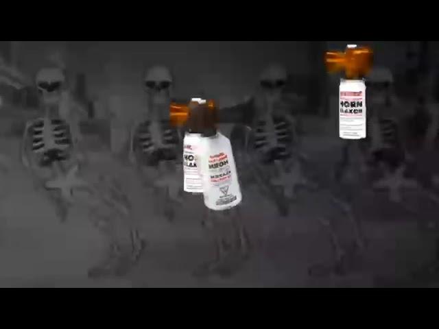 Spooky scary skeleton with mlg air horn