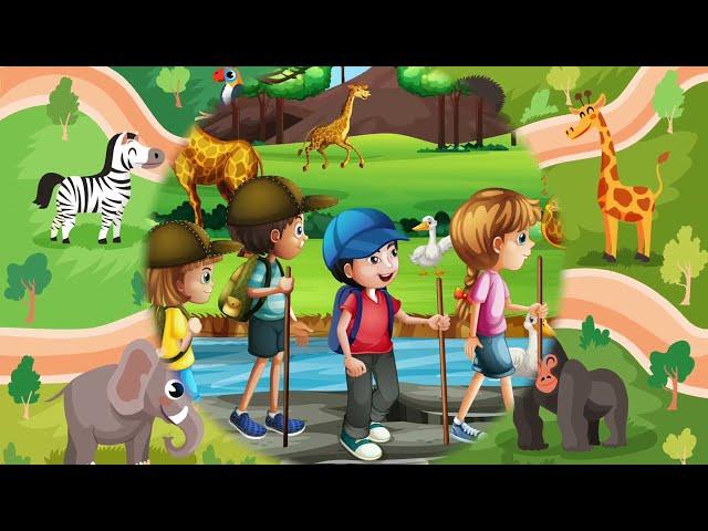 Let's Go To The Zoo | Animal Song for Kids | Super Simple Songs Canciones del Zoo |  Song for Kids