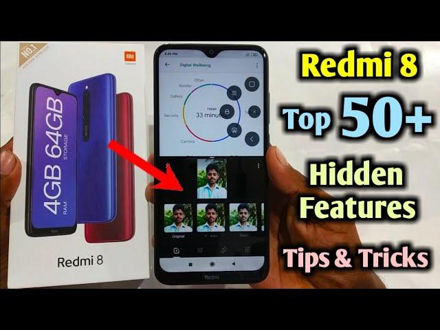 Redmi 8 Top 50+ Hidden Features ! Redmi 8 Tips & Tricks in Hindi