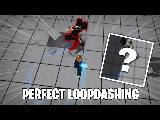 How To Do PERFECT Loop Dash Tech | The Strongest Battlegrounds