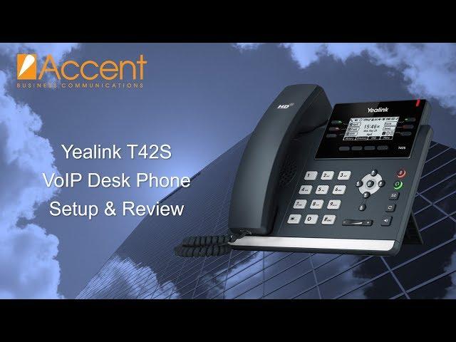 Yealink T42S Setup - VoIP Phone Review & Config