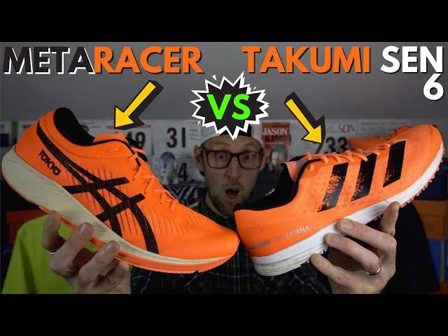 ASICS Metaracer VS Adidas Takumi Sen 6 | Best racing shoe? | Race flat style running shoe | eddbud