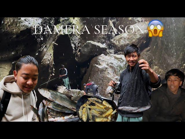 Seti ko khoch ma DAMERA  ma macha marna try gardai || DAMERA SEASON || @santosh-l2o3p