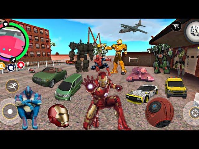 i Build Robotic Military Base | Rope Hero:Vice Town