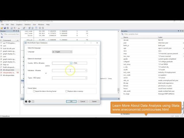 Download World Bank Data in Stata in One Minute