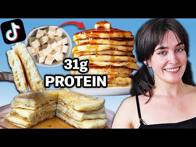 I Tried The Viral TikTok High-Protein TOFU Pancakes