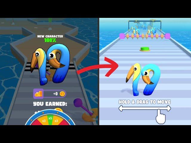 Number Lore ⭐ Alphabet Lore ⭐ 0123456789 Gameplay 4 | Number Run: Merge 3D Math