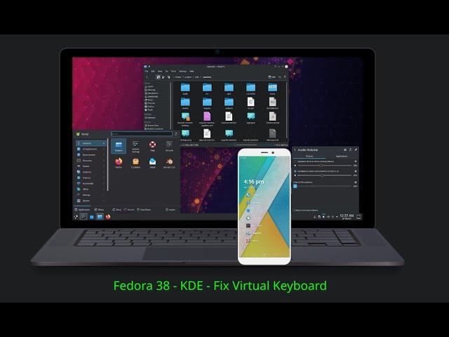 Fedora 38 KDE Spin - Fix Virtual Keyboard (updated)