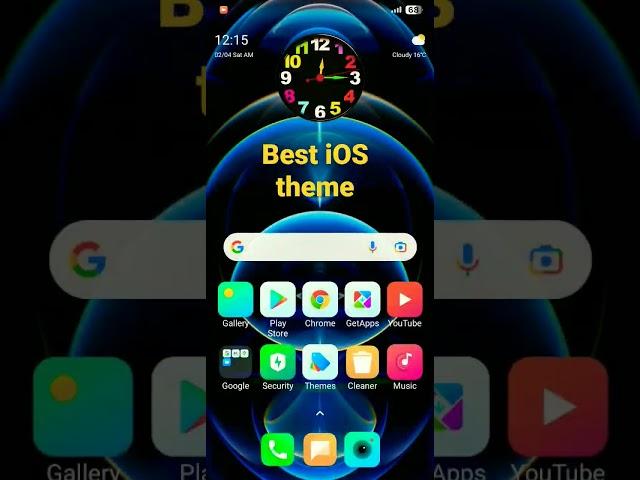 best MIUI theme 2023। #ios #miui #shorts #youtubeshorts #viral