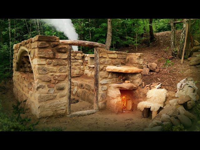 I am building a Bushcraft stone house. With your own hands