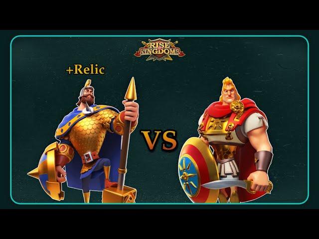 Charles Martel (Relic) VS Alexander the Great 3 Different Tests - Rise of Kingdoms