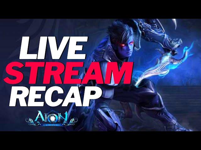 Aion Classic EU LIVESTREAM RECAP! - Content, Release Date Frame, Candies and More! (NEW MMORPG 2023)