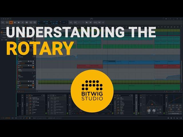 How to use the Bitwig Rotary device tutorial