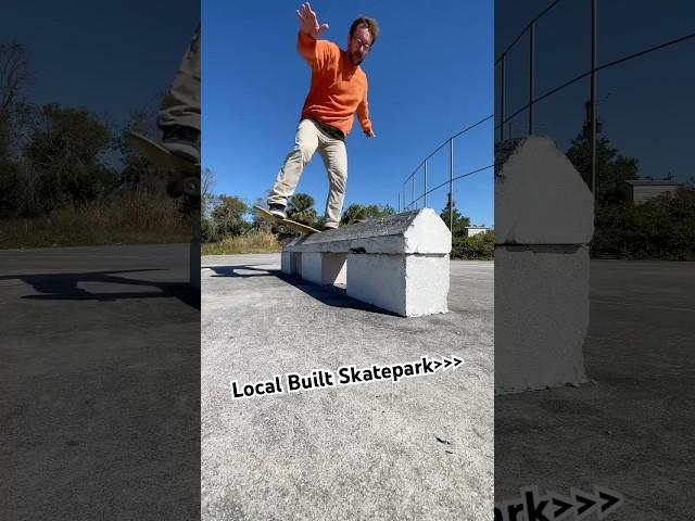 Found a DIY skatepark  #skateboarding