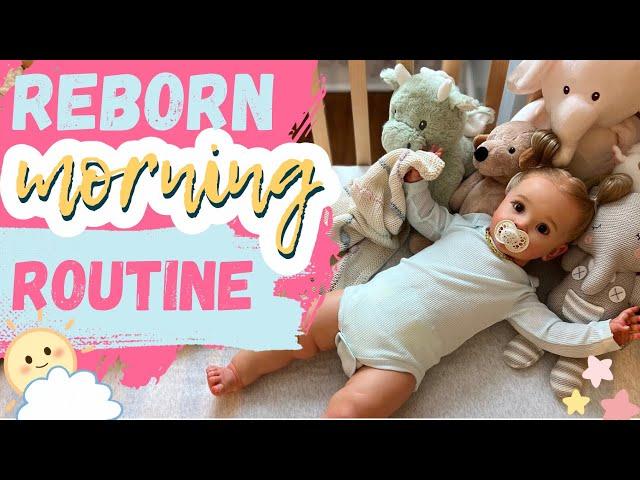 REBORN Morning ROUTINE ️  with Baby Pippa | Dressing & Feeding #reborn #reborns #rebornroutine