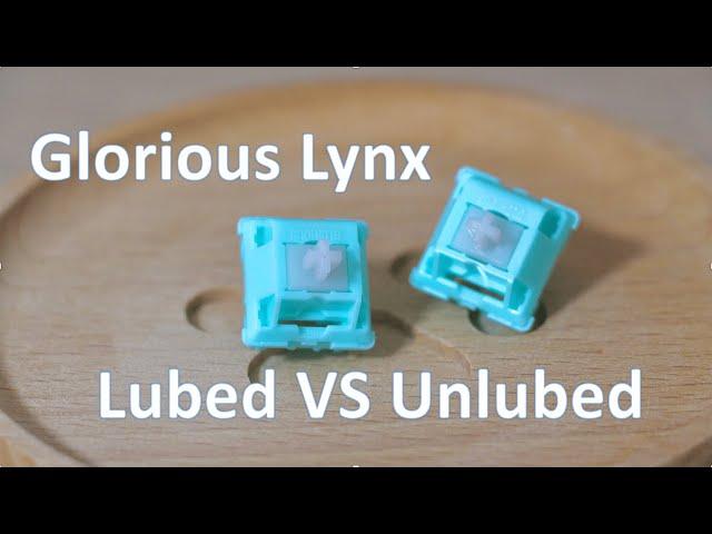 Lubed VS Unlubed | Glorious Lynx | Sound Test