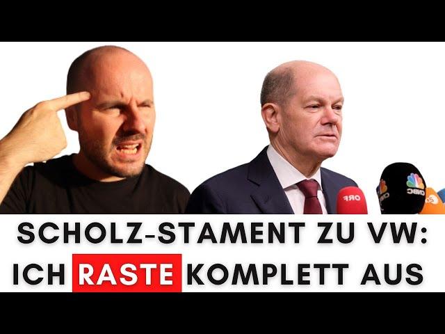 „SCHElß-Egal“-Kanzler: Scholz reagiert entspannt auf VW-Werksschließung