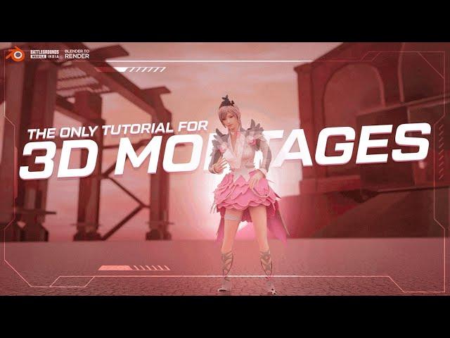 Learn how to create 3D BGMI montages using Blender | * FREE MODELS * | Blender to render #5