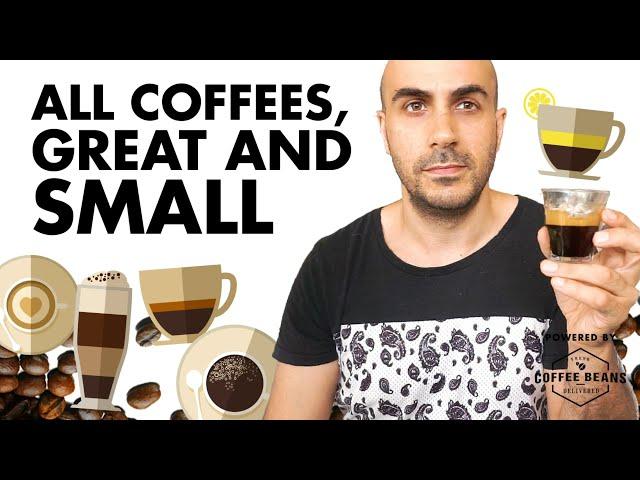 How to make every coffee? The easiest way to explain the most common coffee recipes.