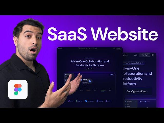 Stunning SaaS Website Design In Figma (2023)