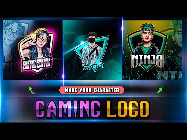 Make Your Character Gaming Logo in Picsart | Gaming Logo Kaise Banaya