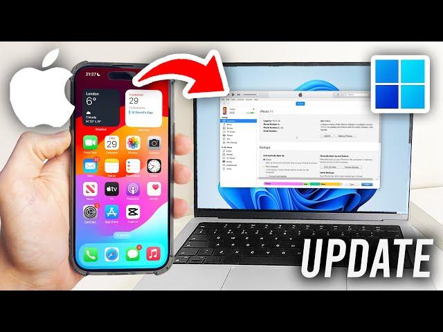 How To Update iPhone On PC & Laptop Windows - Full Guide