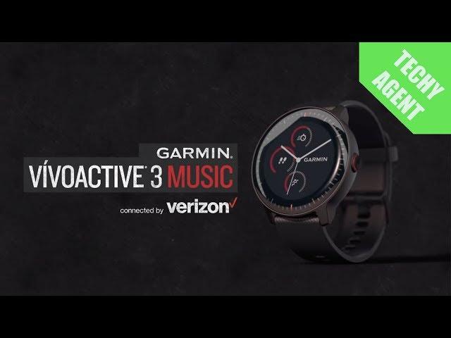 NEW Garmin Vivoactive 3 Music LTE Verizon - CES 2019