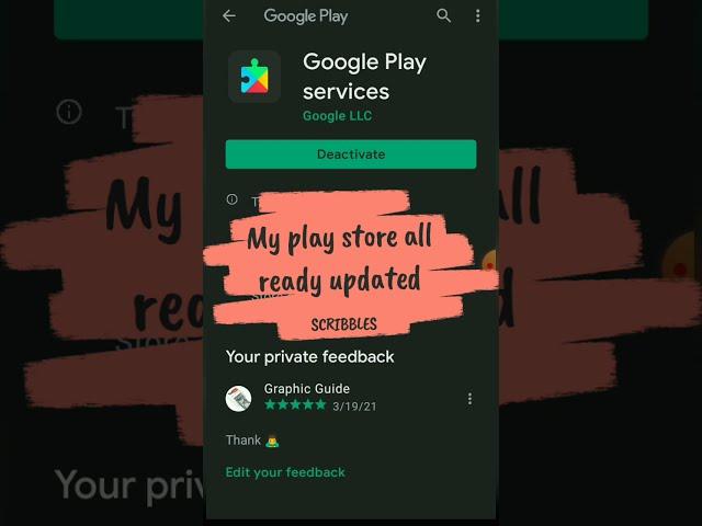 how to update Google play services