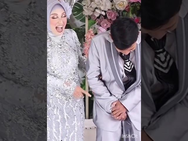 saat resepsi pengantinnya kencing di celana#shorts#lucu