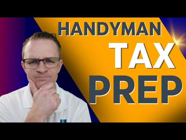 Handyman expense tracking | What can a handyman deduct? (Pay less handyman business taxes)