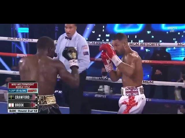 Теренс Кроуфорд Келл Брук. Полный бой. Terence Crawford vs Kell Brook. Full fight.