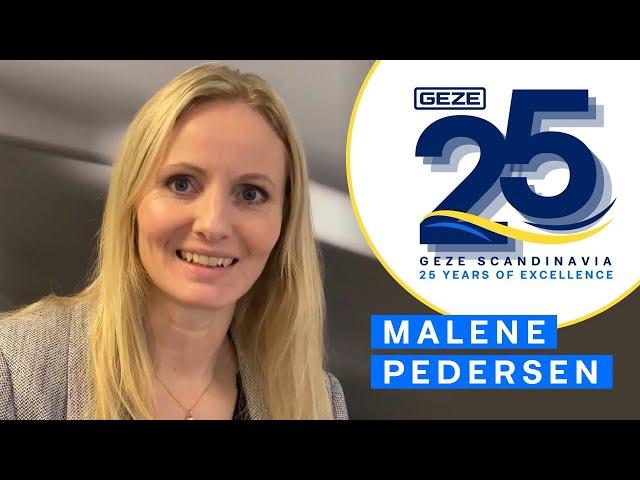 GEZE Scandinavia 25th Anniversary  | Malene Pedersen | Danish with English subtitles