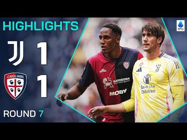 JUVENTUS-CAGLIARI 1-1 | HIGHLIGHTS | Juve pegged back by last-minute equaliser | Serie A 2024/25