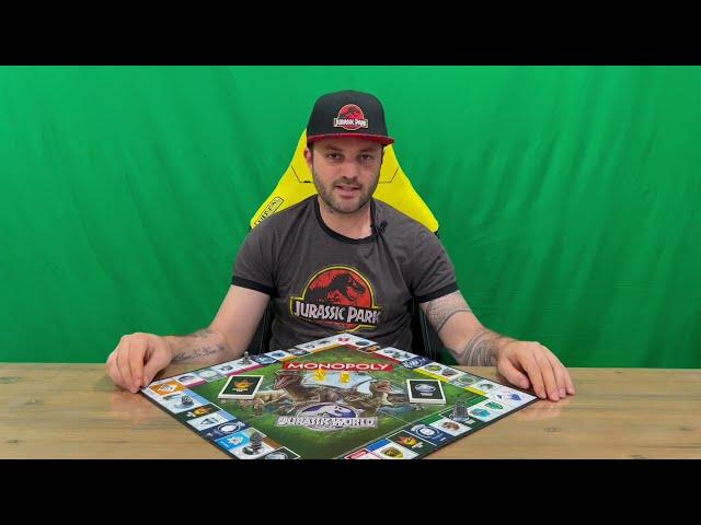 Ep 1677 - Limited Edition Jurassic World 2015 Monopoly Unboxing