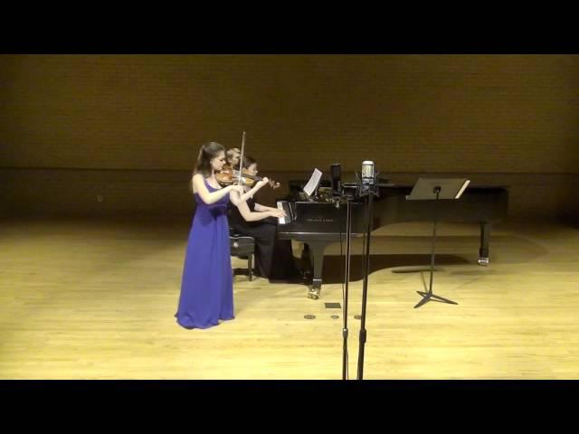 Valse Scherzo Tchaikovsky Ekaterina Tarasova Violin Esthea Kruger Piano