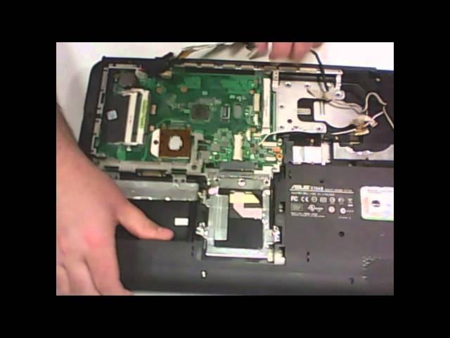 Asus k70ab laptop dissasembly - taken apart