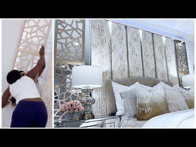 HOW TO MAKE Your Bedroom Look Expensive! DIY HEADBOARD