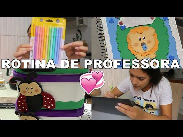 ROTINA DE PROFESSORA:DECORAÇÃO,MATERIAL ESCOLAR,PLANO DE AULA #voltaasaulas #professora