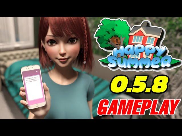 Happy Summer 0.5.8 Gameplay Walkthrough || Happy Summer New Update || 2024