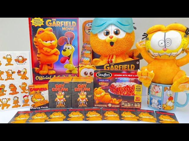 The Garfield Movie Unboxing Review | Burping Garfield Eating Lasagna | Blind Box Surprise