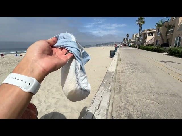 Disposing my DryNites in Mission Beach [San Diego, CA, USA]