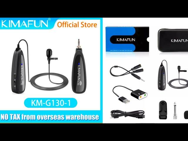 KIMAFUN KM-G130 Wireless lavalier microphone