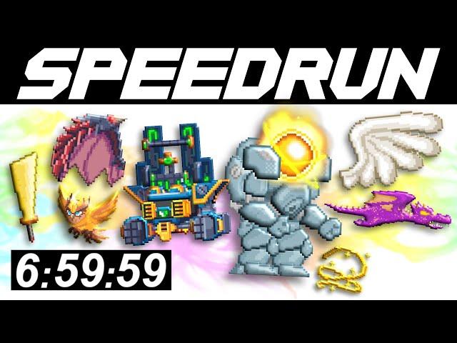 Dirt to All Legendary Items Speedrun (in 7 hours!)