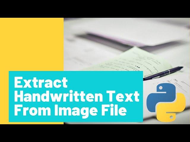 How To Extract Text From Image File