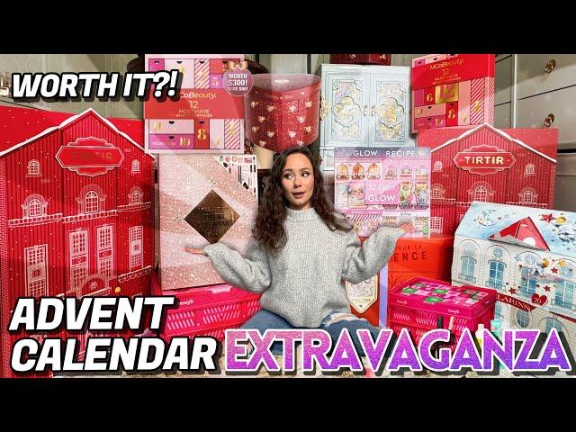 UNBOXING EVERY ADVENT CALENDAR I HAVE THIS SEASON!! Charlotte Tilbury, Glow Recipe, Loccitane & MORE