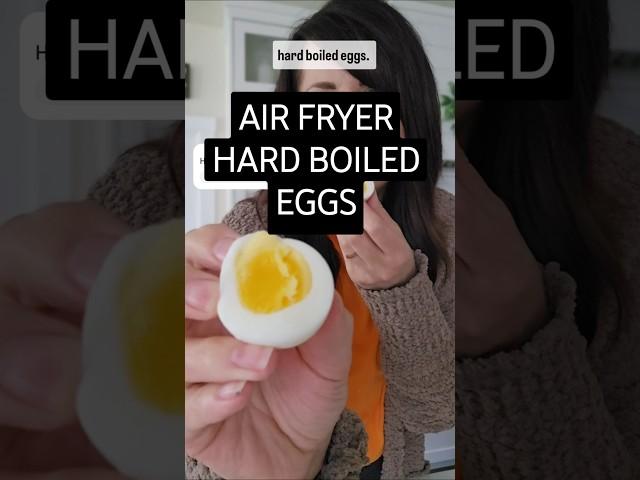 air fryers make the best hard-boiled eggs