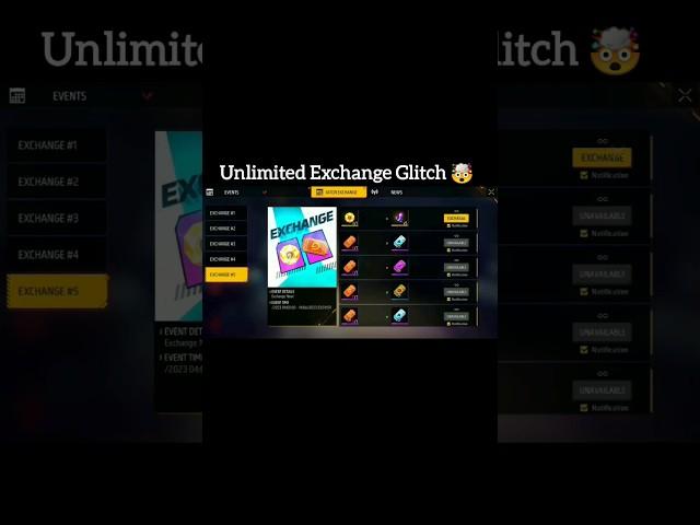 INCUBATOR EXCHANGE EVENT FREE FIRE | INCUBATOR EXCHANGE GLITCH FREE FIRE | FF NEW EVENT #shorts